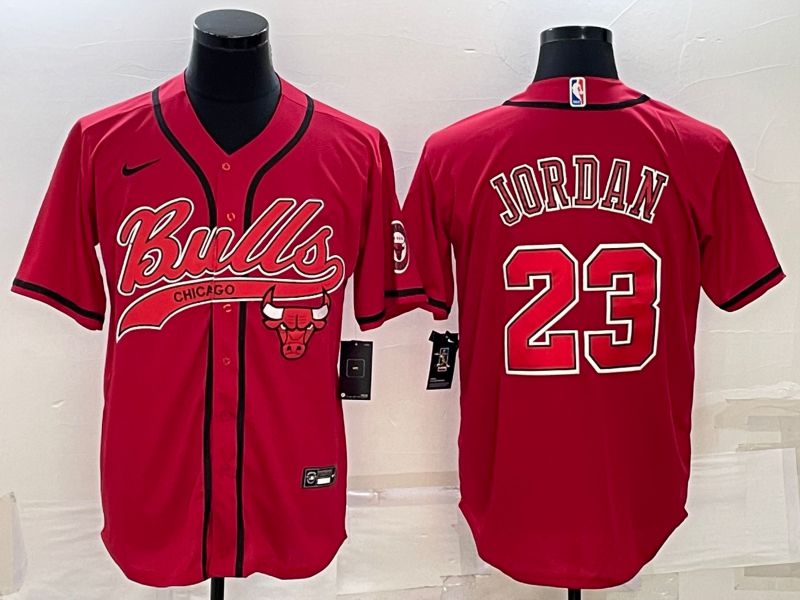 Men Chicago Bulls #23 Jordan Red 2022 Nike Co branded NBA Jerseys->chicago bulls->NBA Jersey